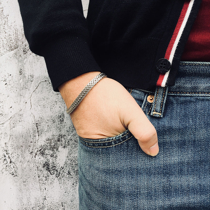 Stainless Steel Geometric Bracelets