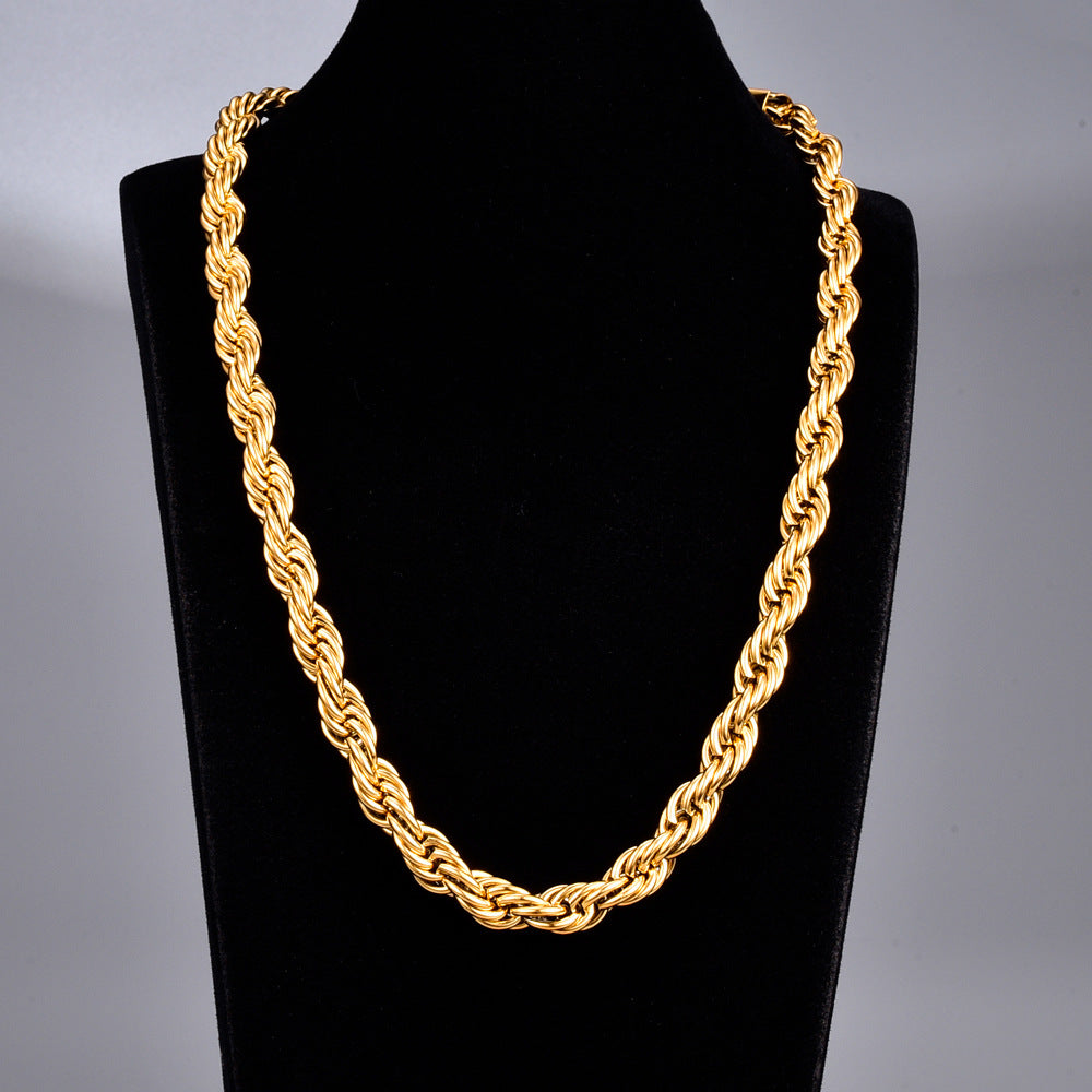 Exquisite 18K Gold Plated Shell Gold Necklace