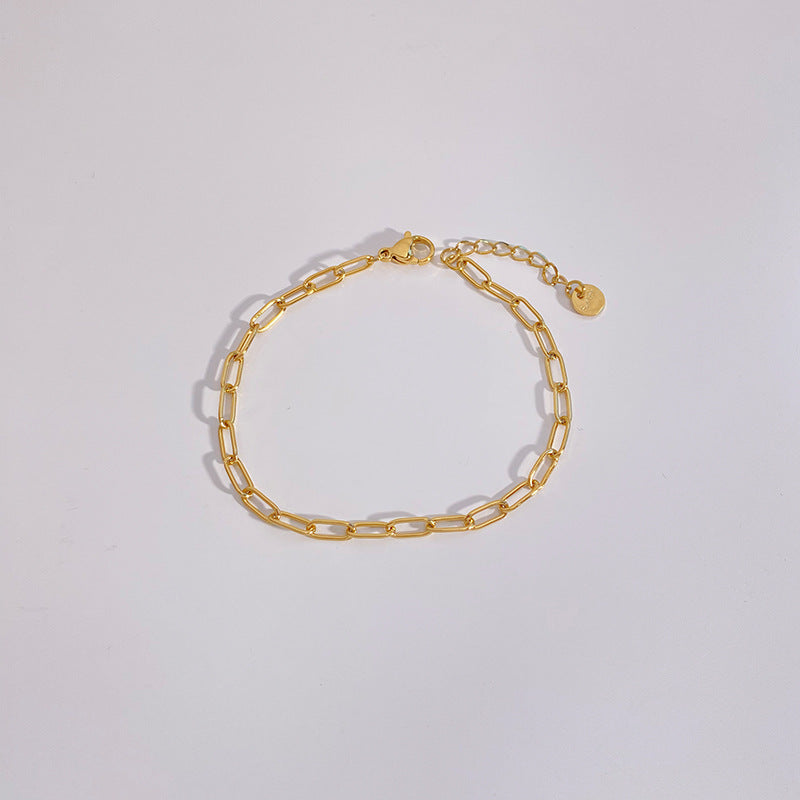 Casual Geometric 16K Gold,White Gold Bracelets