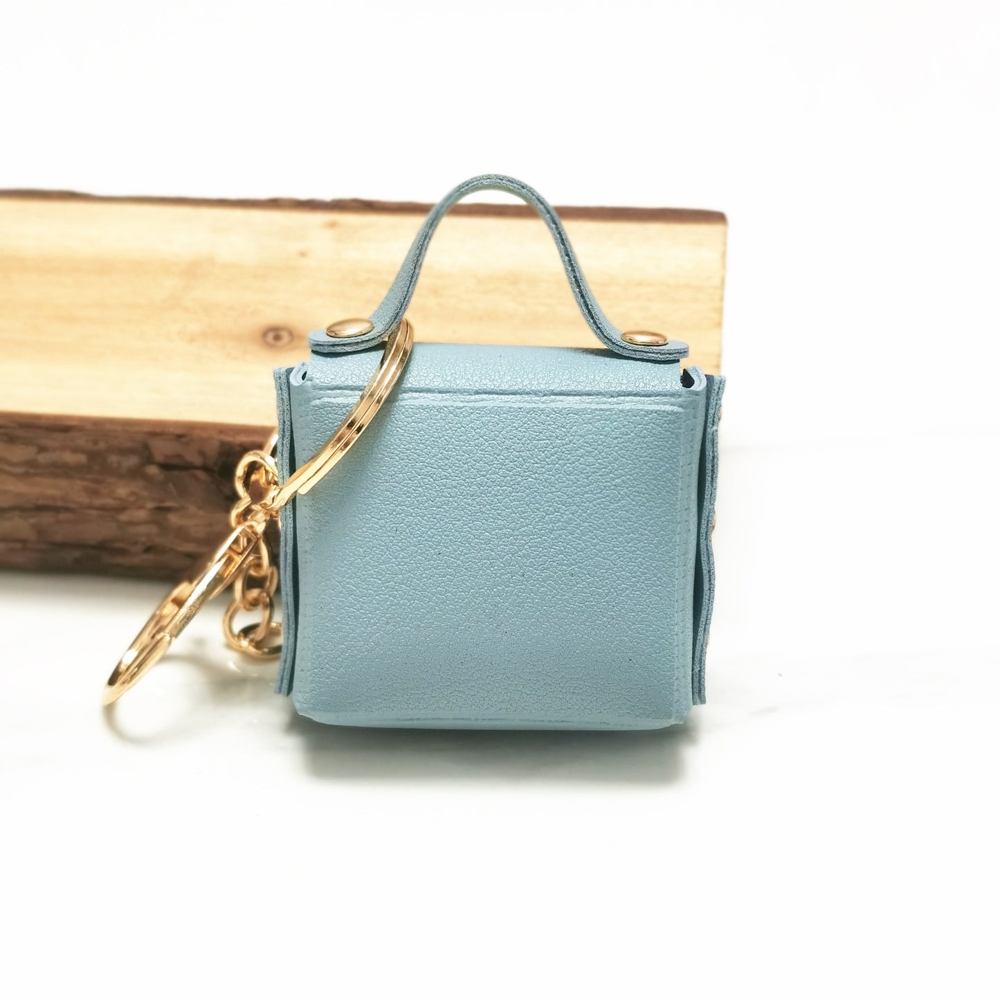 Mini Purse in Leather Keychain