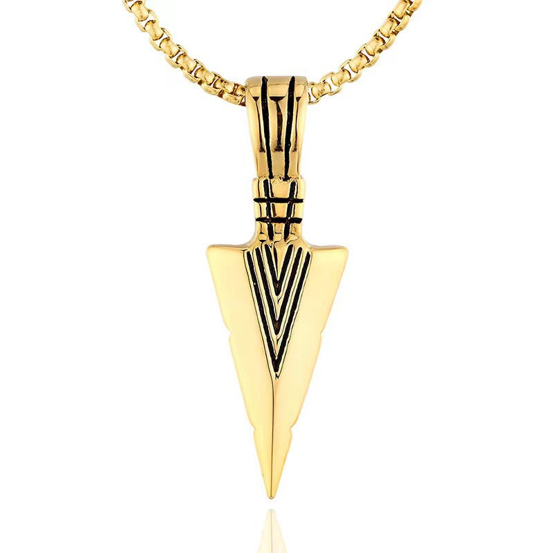 Retro Alloy Plating Men's Pendant Necklace