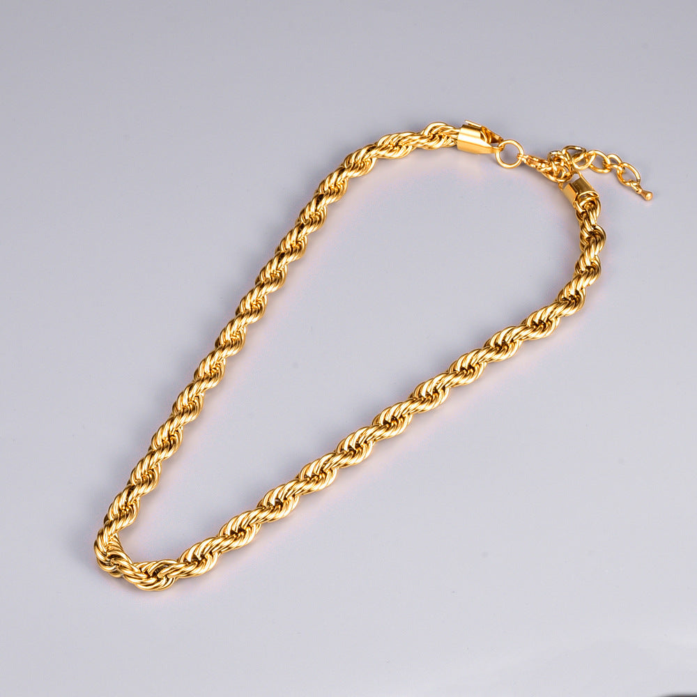 Exquisite 18K Gold Plated Shell Gold Necklace