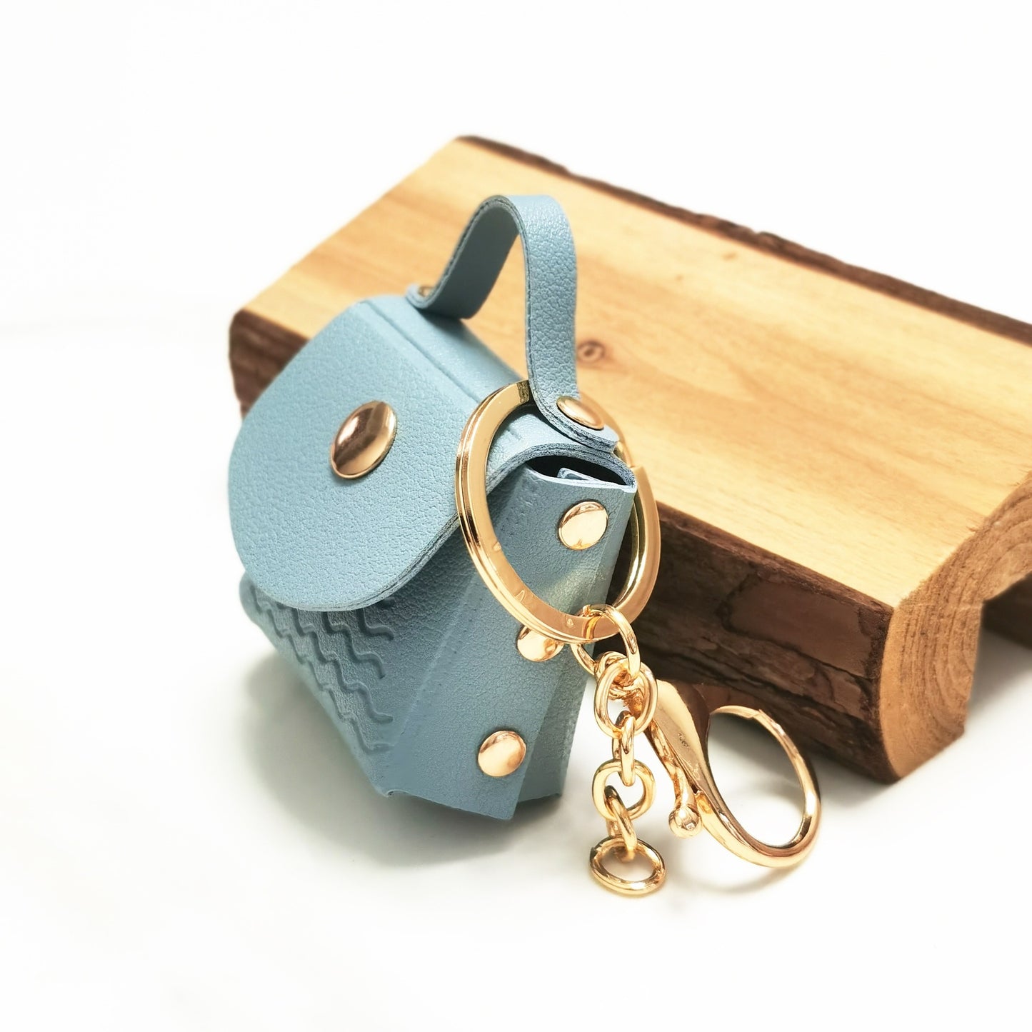 Mini Purse in Leather Keychain