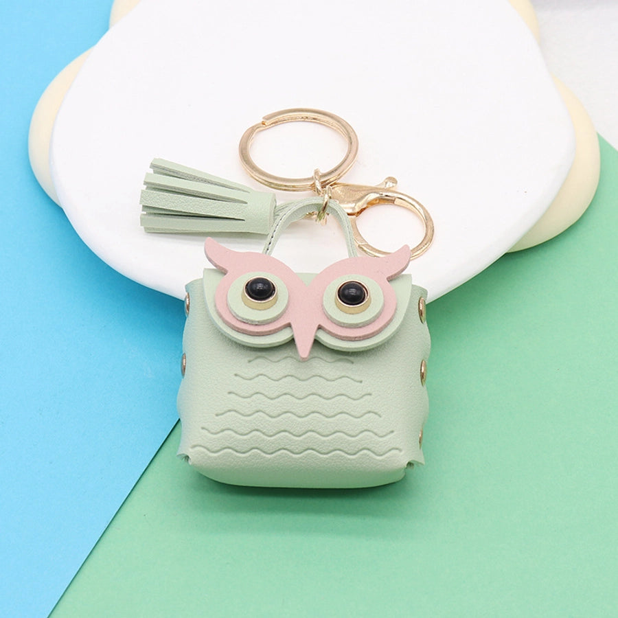 Cute Mini Owl Purse Keychain