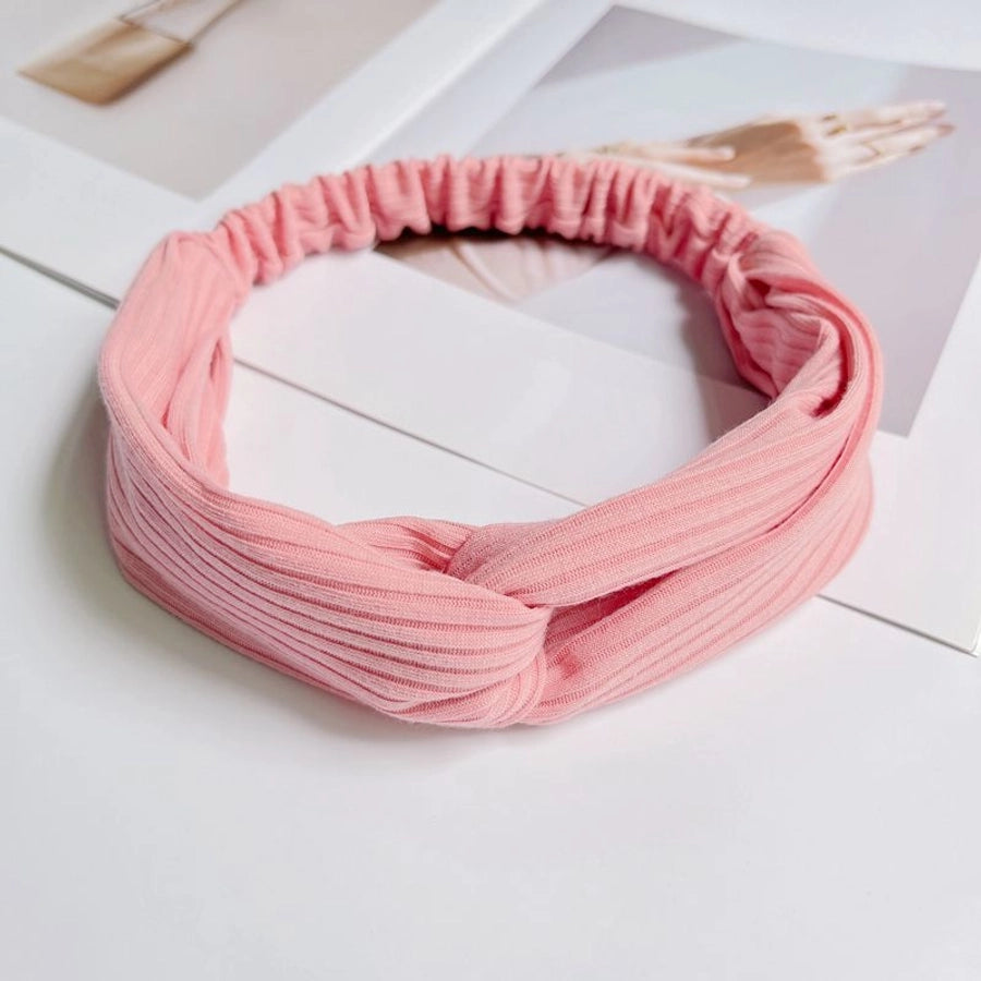 Casual Strip Color Cloth Hair Band