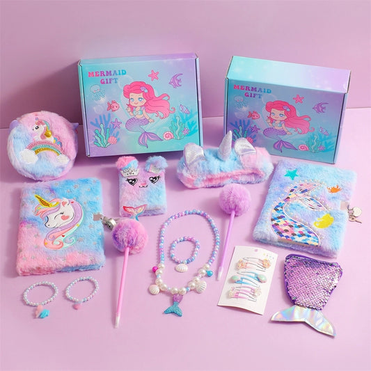 Mermaid & Unicorn Stationary Sets