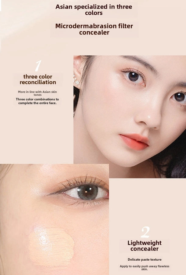 Three-Color Clear Concealer & Foundation