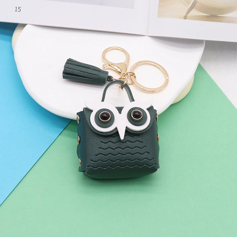 Cute Mini Owl Purse Keychain