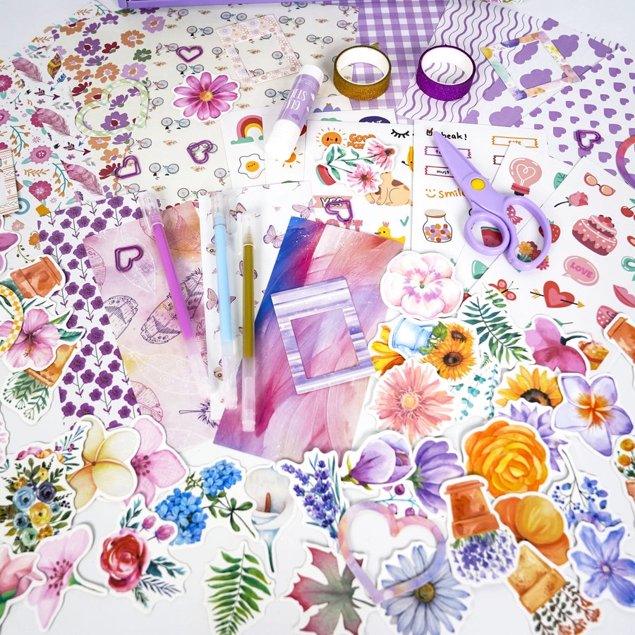 Cute Purple Stationery Sets