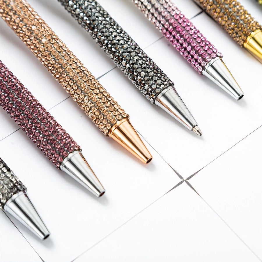 Diamond Rhinestones Pressing Bullet Pen