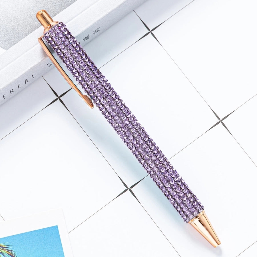 Diamond Rhinestones Pressing Bullet Pen