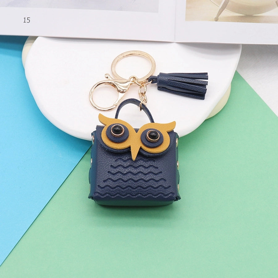 Cute Mini Owl Purse Keychain