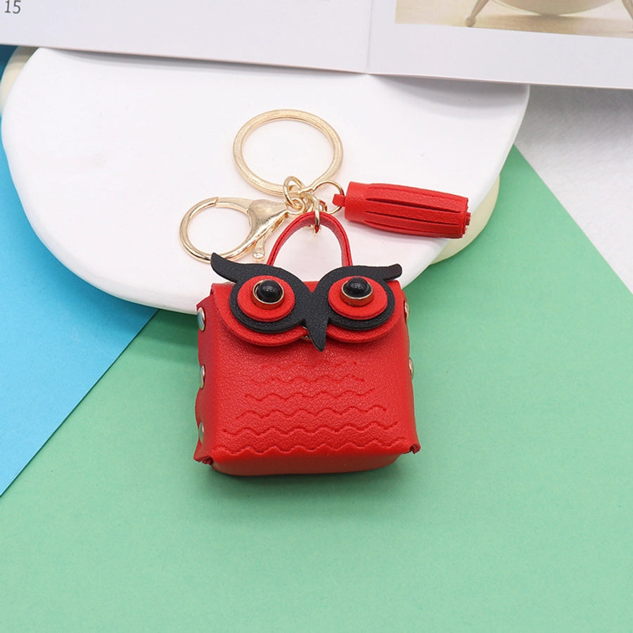 Cute Mini Owl Purse Keychain