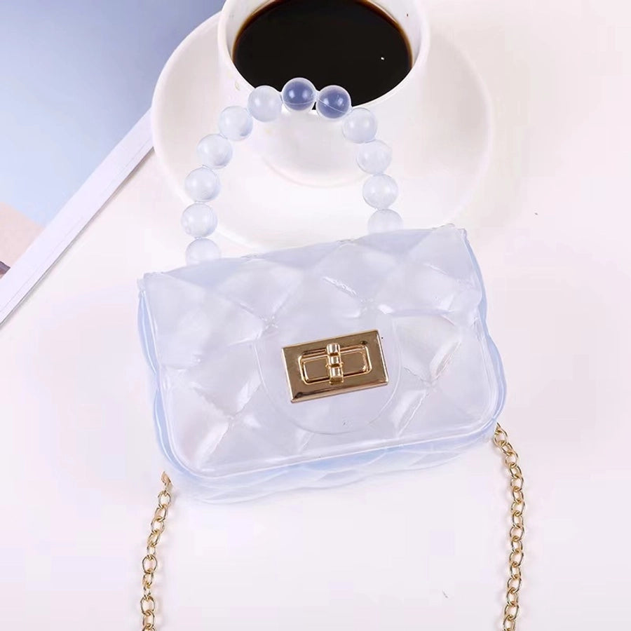 Mini Pearl Square Crossbody Bag