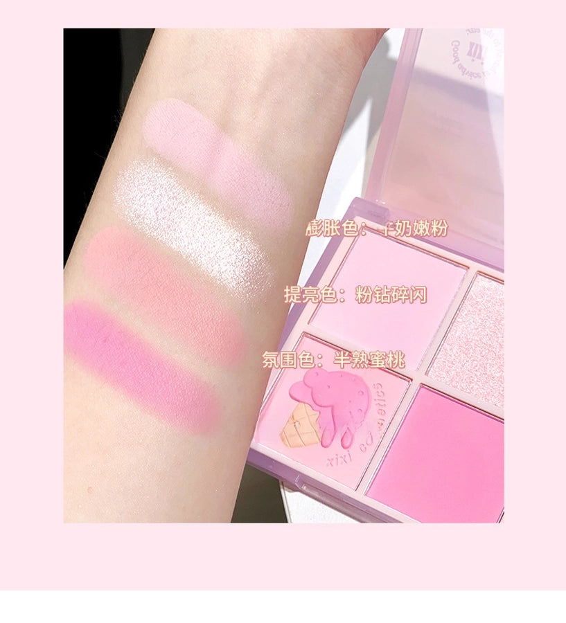 Sunset Four-Color Blush