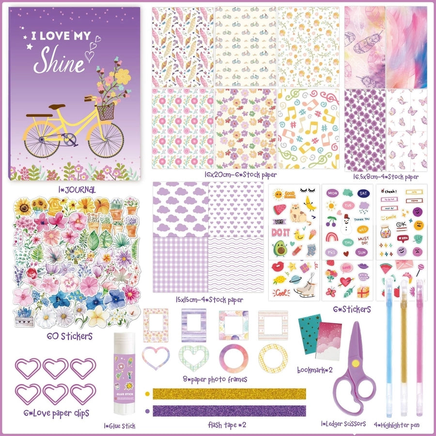 Cute Purple Stationery Sets