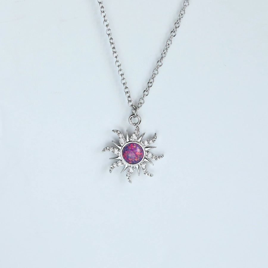 Purple Sun Jewelry Set