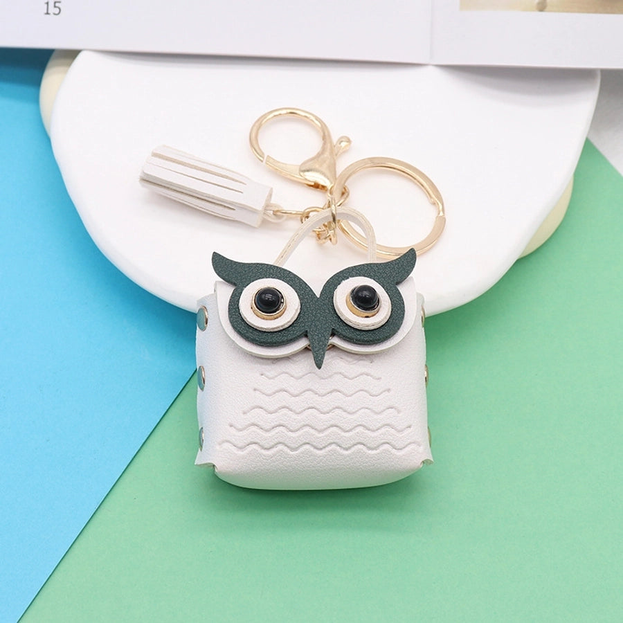 Cute Mini Owl Purse Keychain