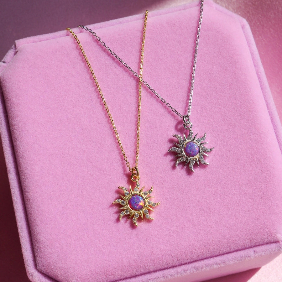 Purple Sun Jewelry Set