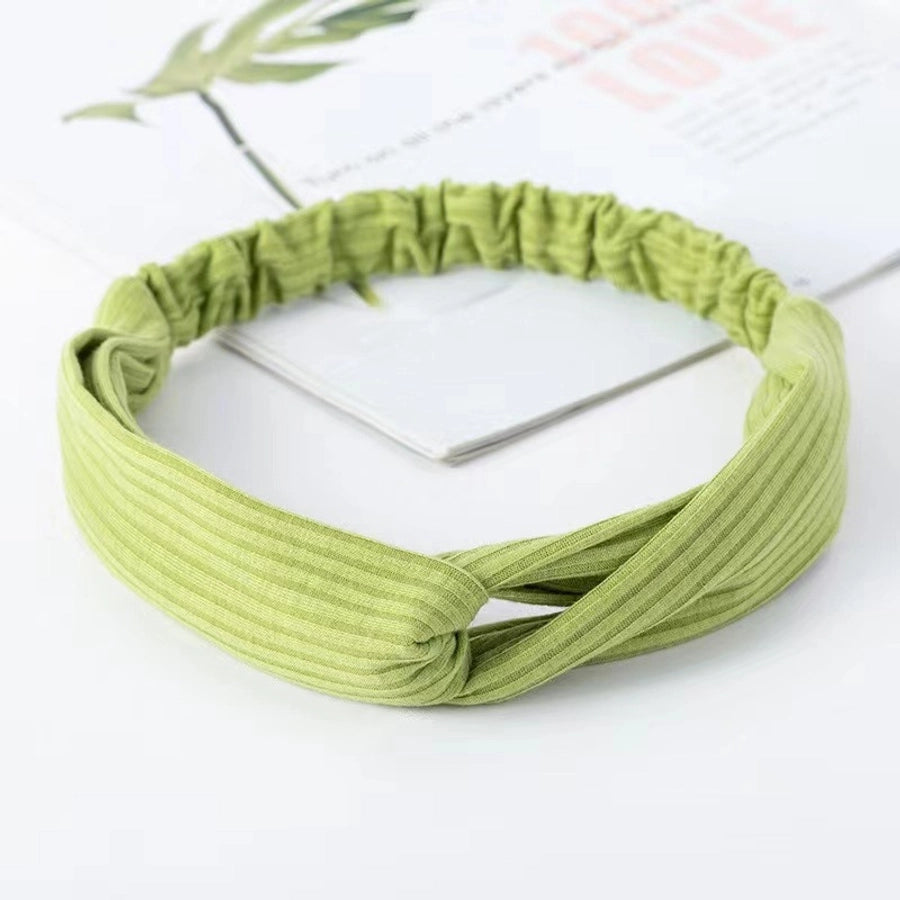 Casual Strip Color Cloth Hair Band