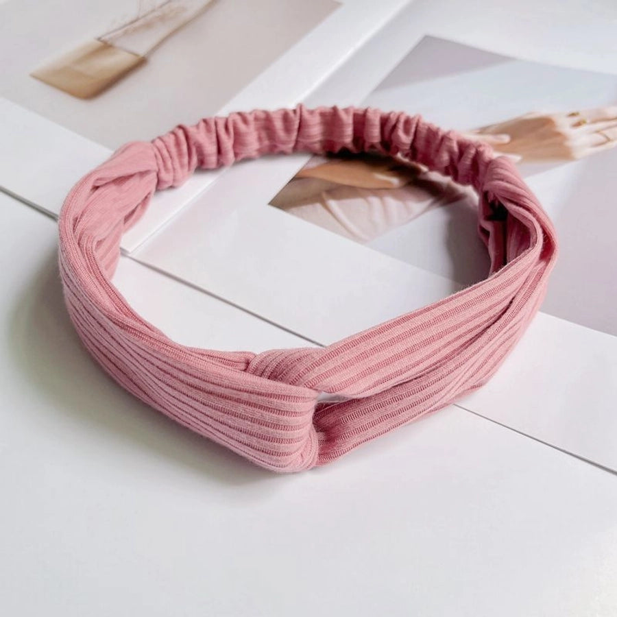 Casual Strip Color Cloth Hair Band