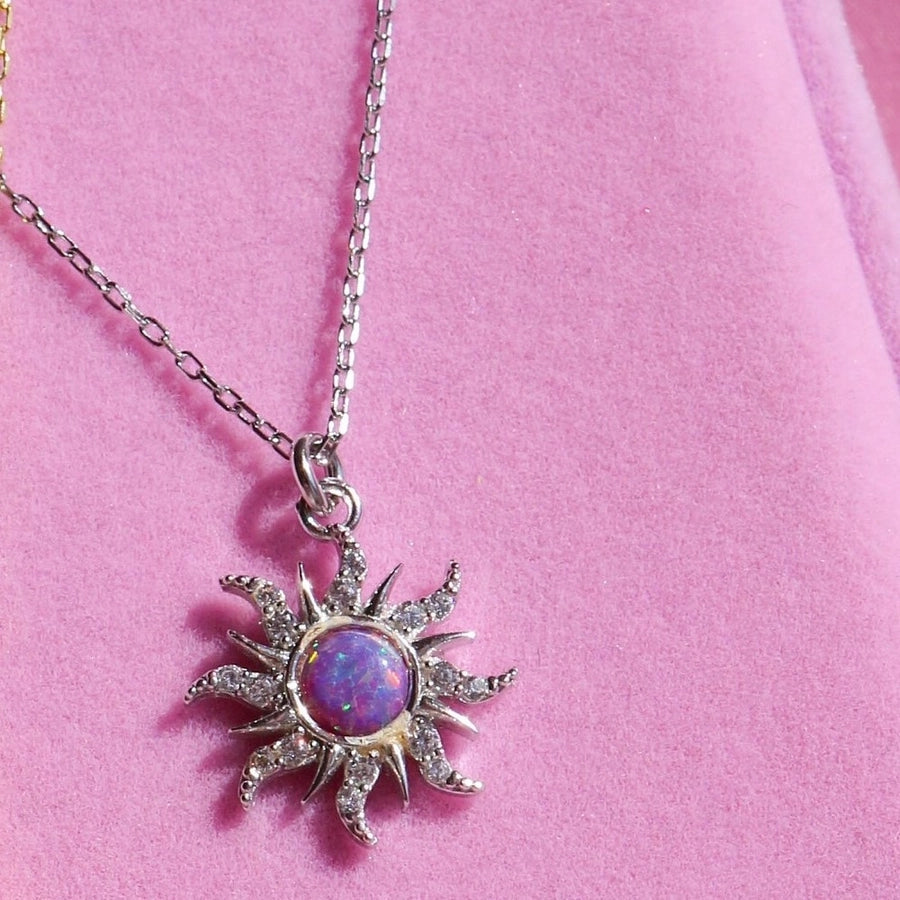 Purple Sun Jewelry Set