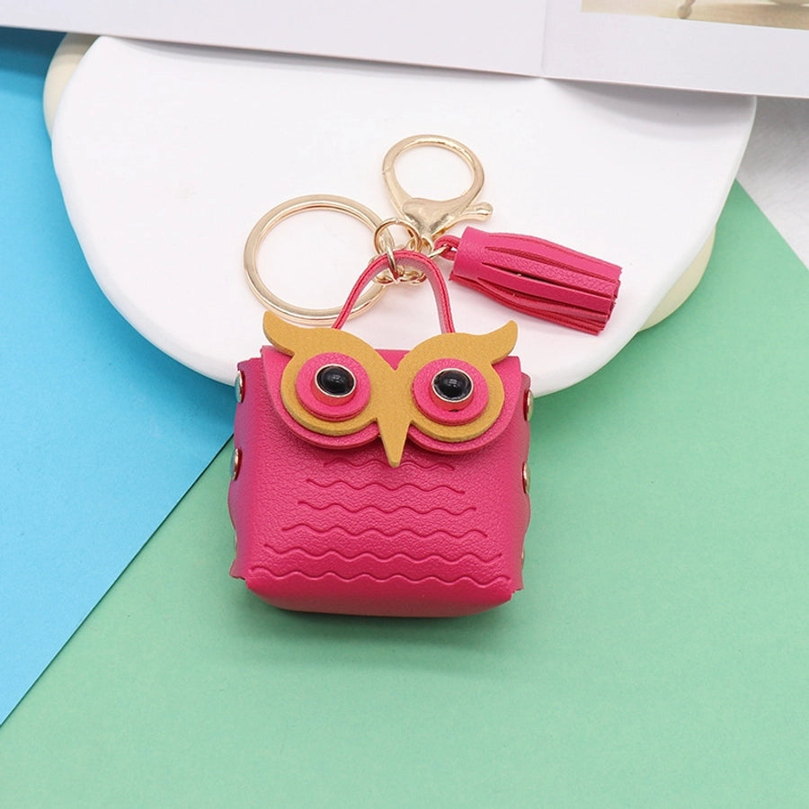 Cute Mini Owl Purse Keychain