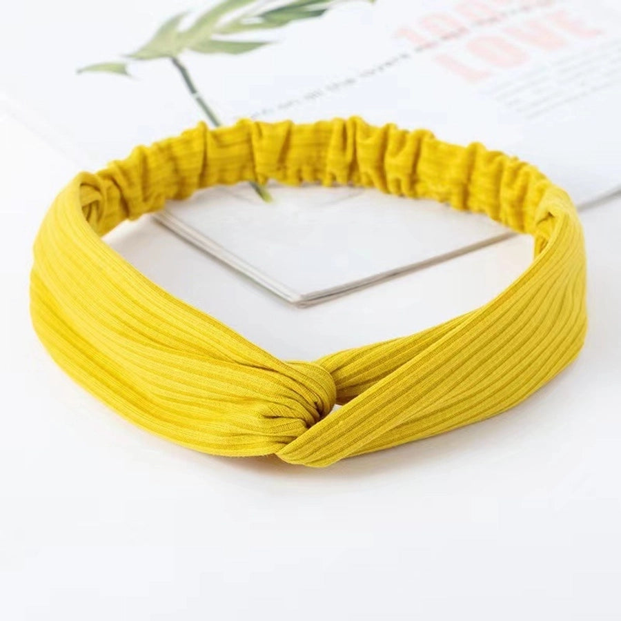 Casual Strip Color Cloth Hair Band