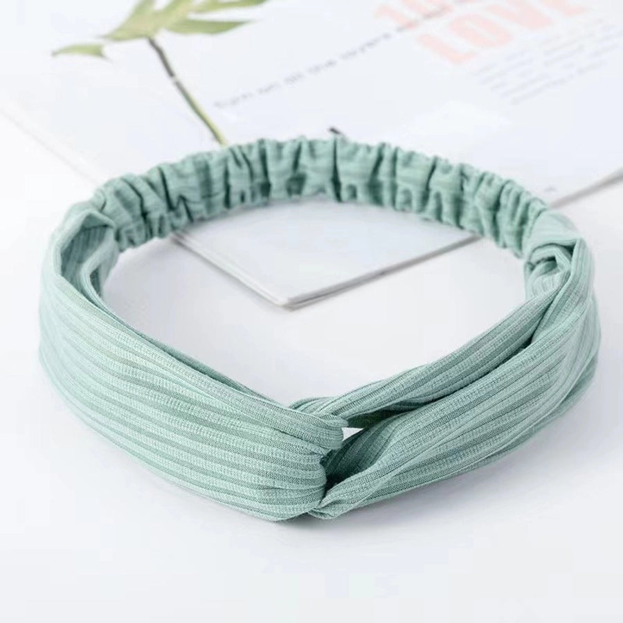 Casual Strip Color Cloth Hair Band