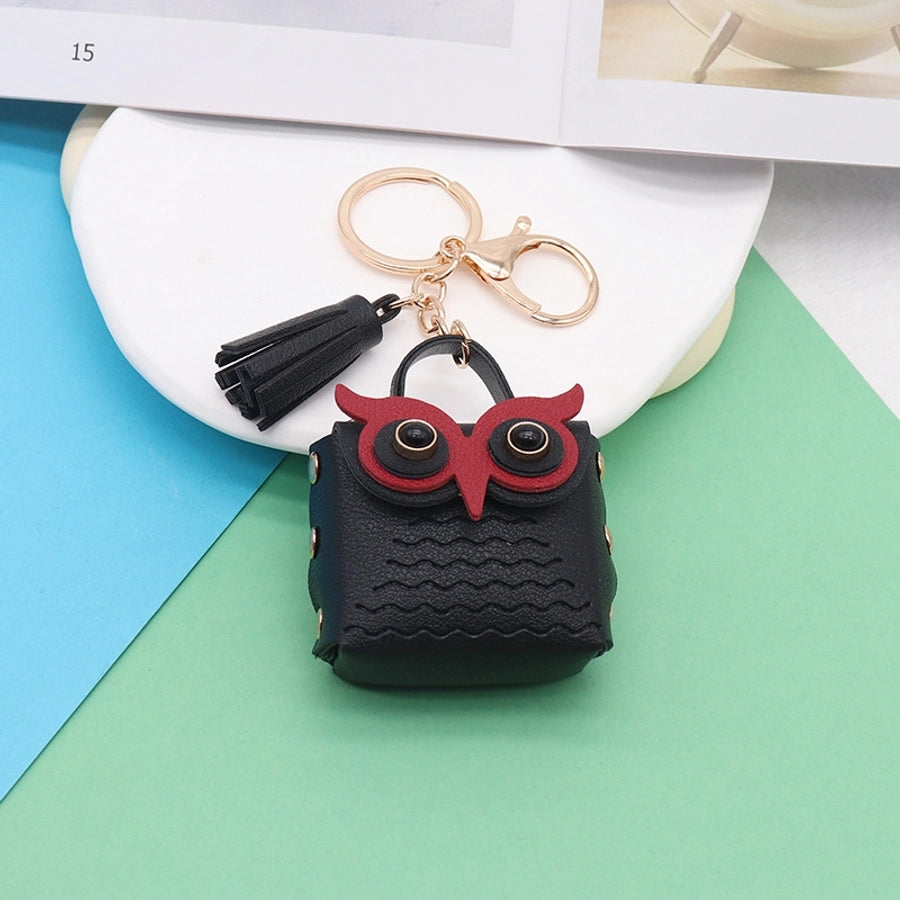 Cute Mini Owl Purse Keychain