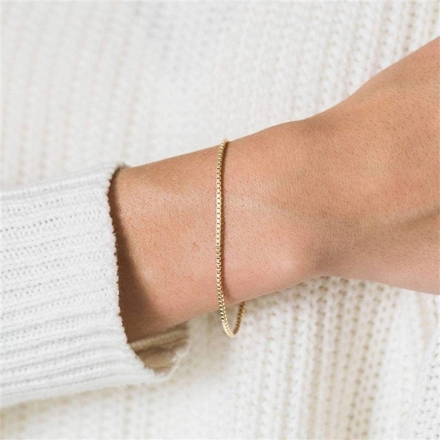 Casual Geometric 16K Gold,White Gold Bracelets