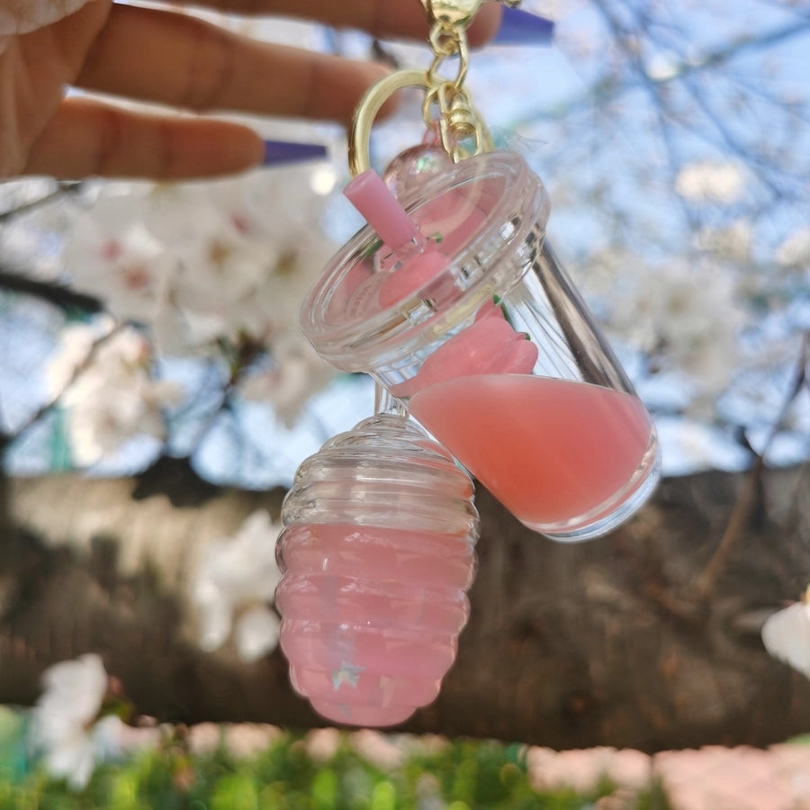 Cute Lip Gloss Keychain