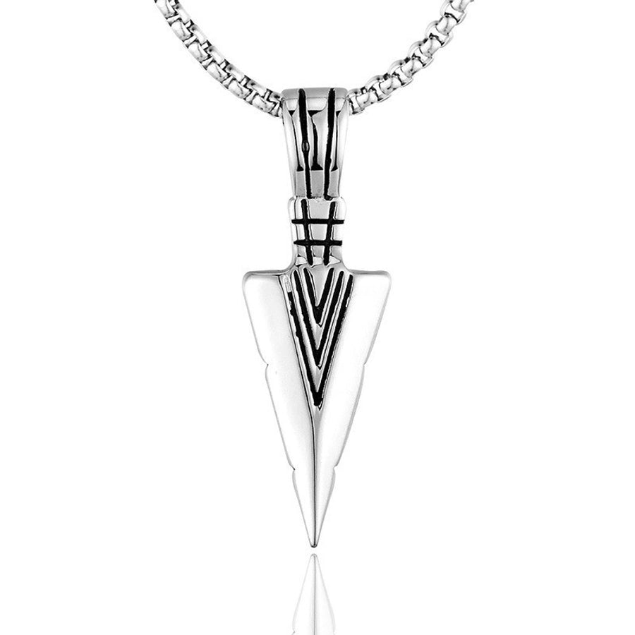 Retro Alloy Plating Men's Pendant Necklace