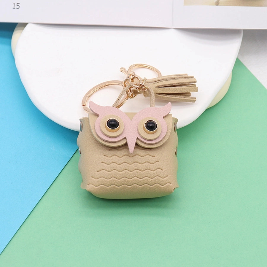 Cute Mini Owl Purse Keychain