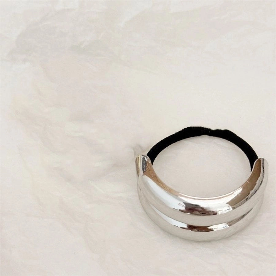 Aesthetic Solid Color Alloy Hair Tie