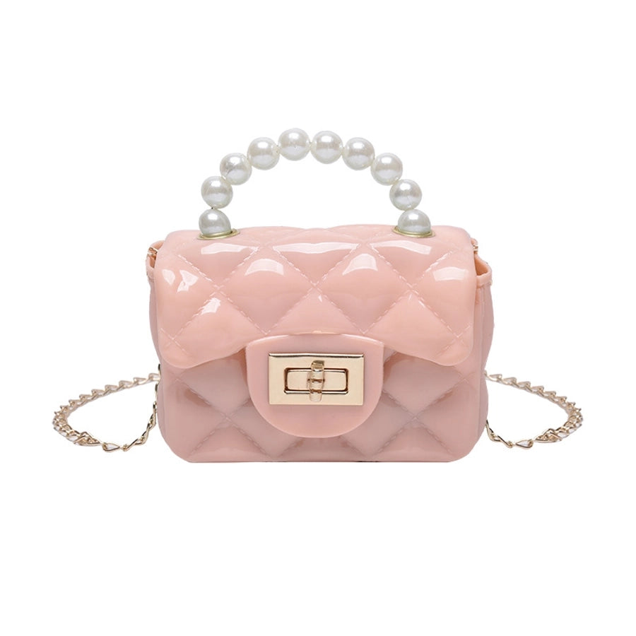 Mini Pearl Square Crossbody Bag