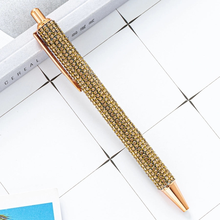 Diamond Rhinestones Pressing Bullet Pen