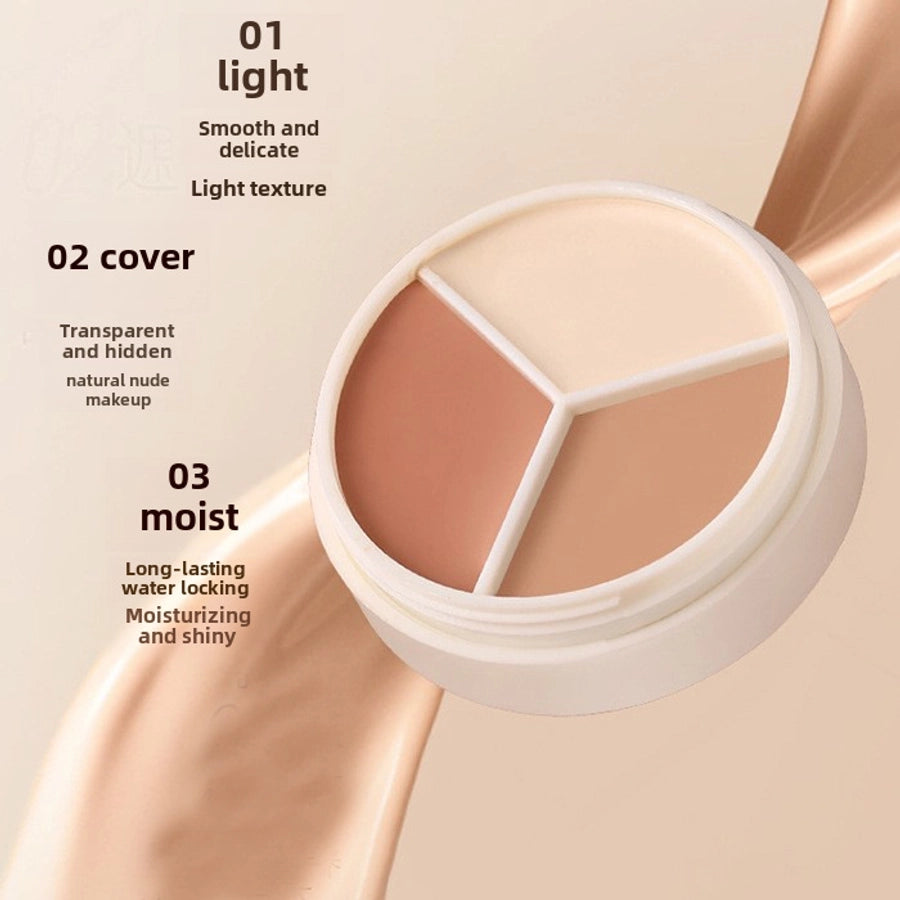 Three-Color Clear Concealer & Foundation