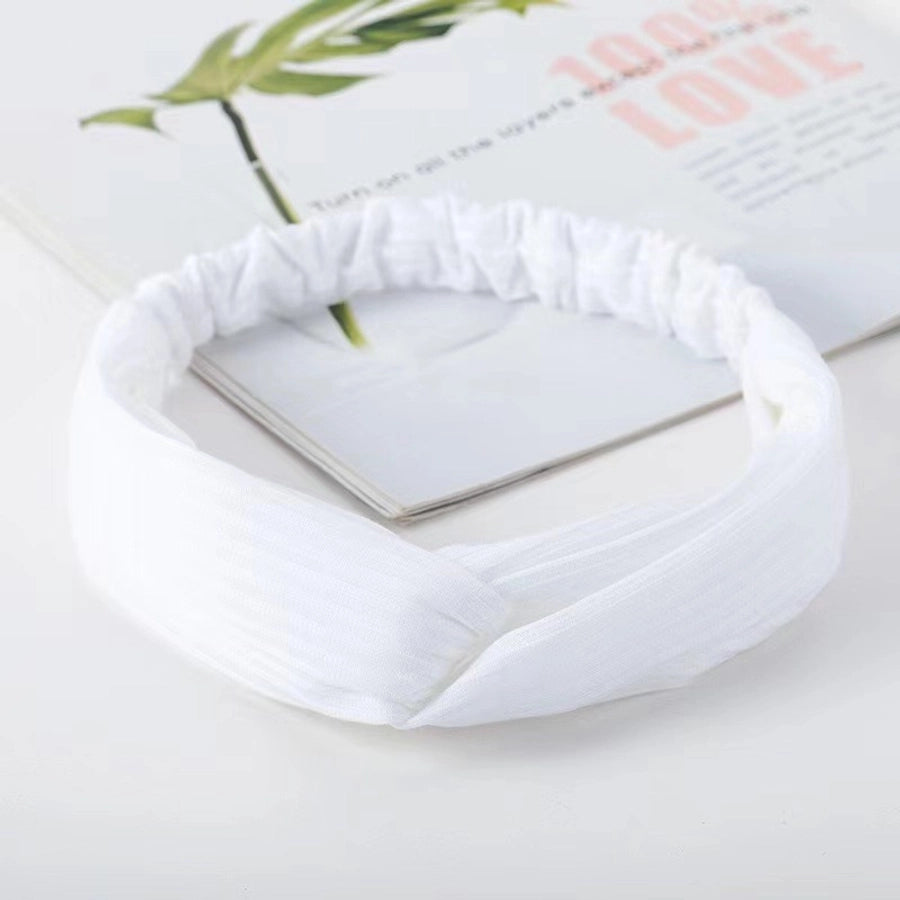 Casual Strip Color Cloth Hair Band