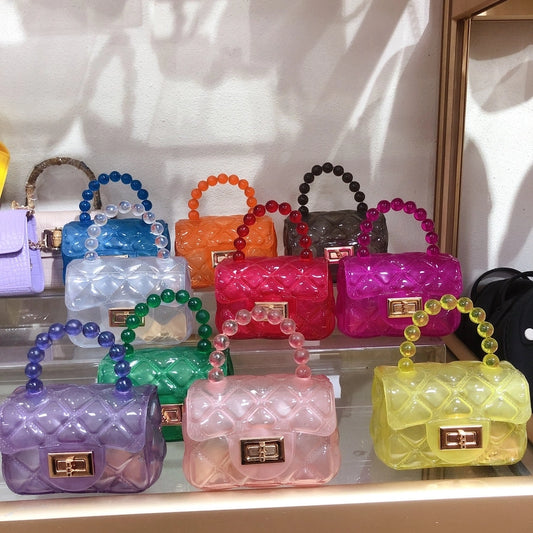 Square Lock Clasp Jelly Bag