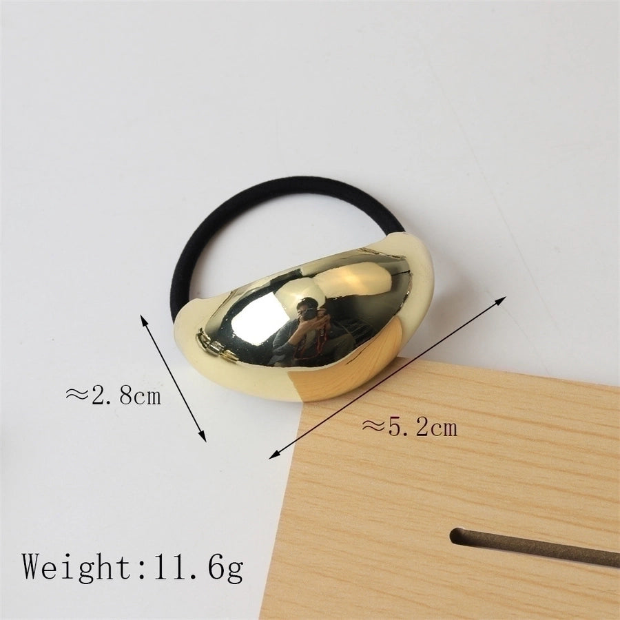 Aesthetic Solid Color Alloy Hair Tie