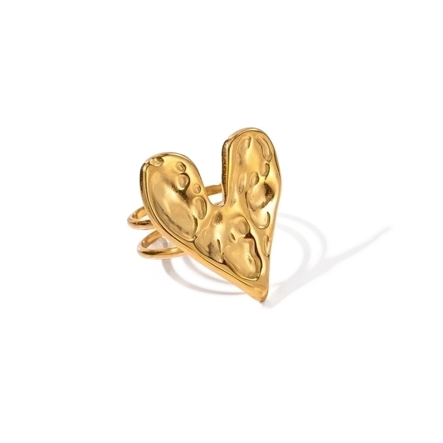 Heart Shape Plating Rings