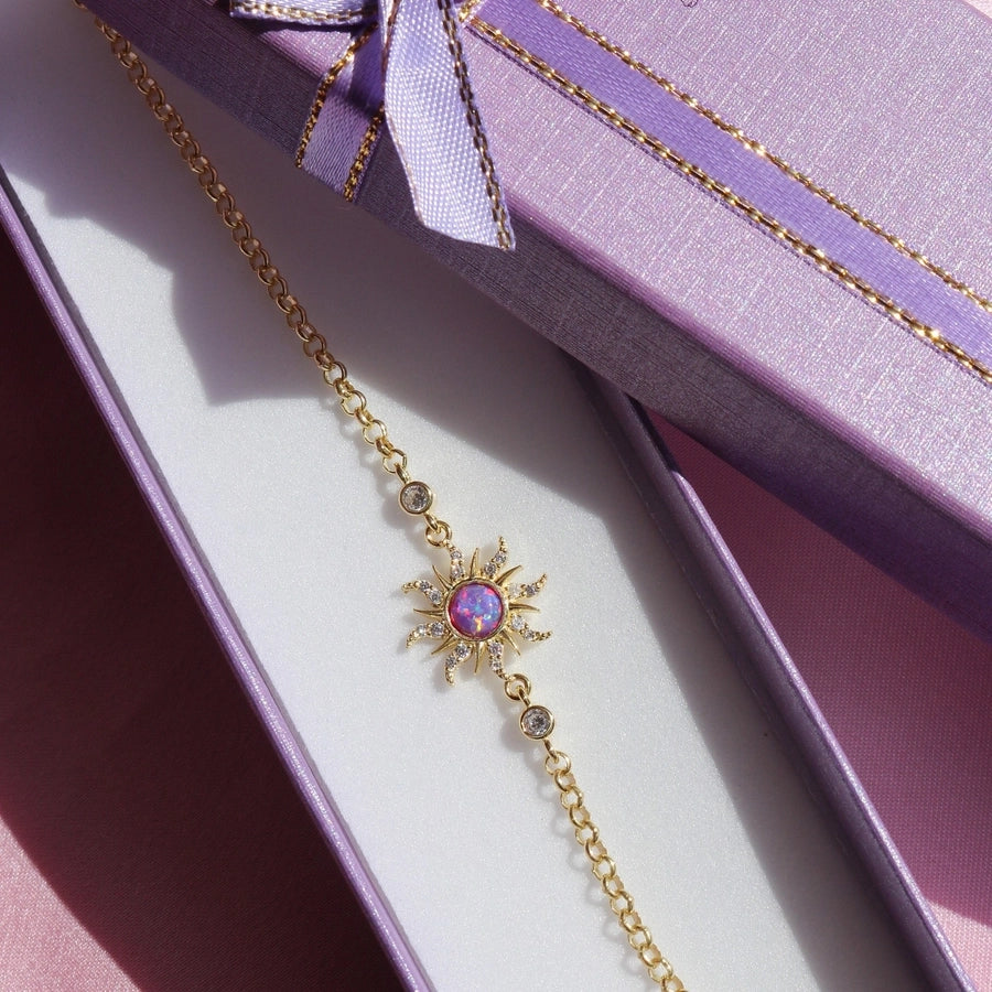 Purple Sun Jewelry Set