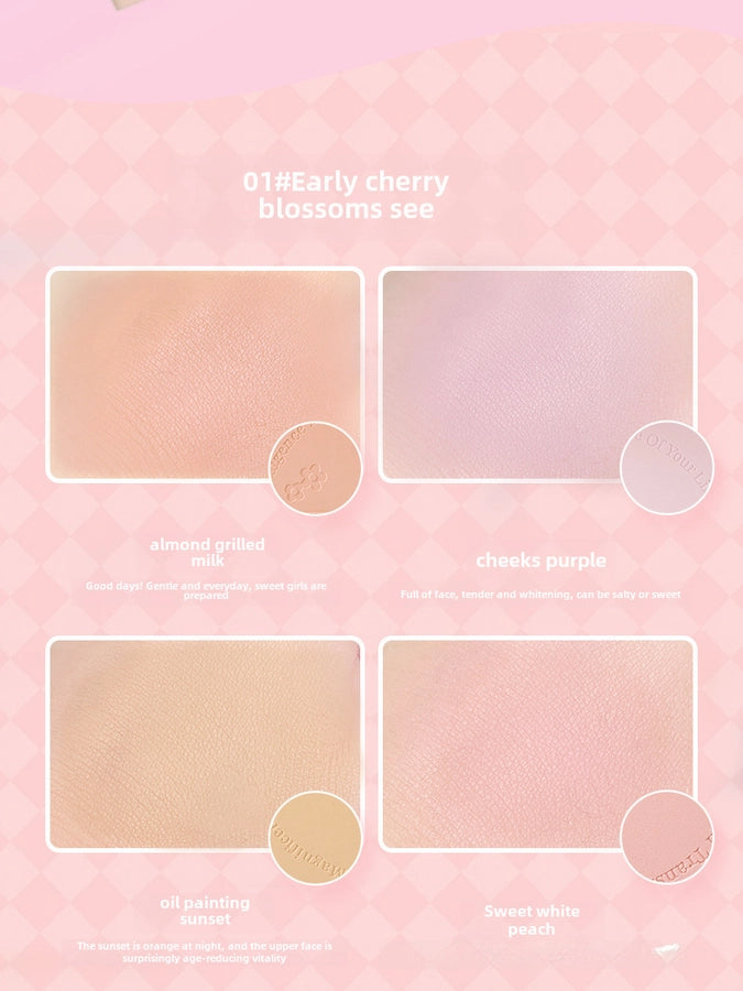 Sunset Four-Color Blush