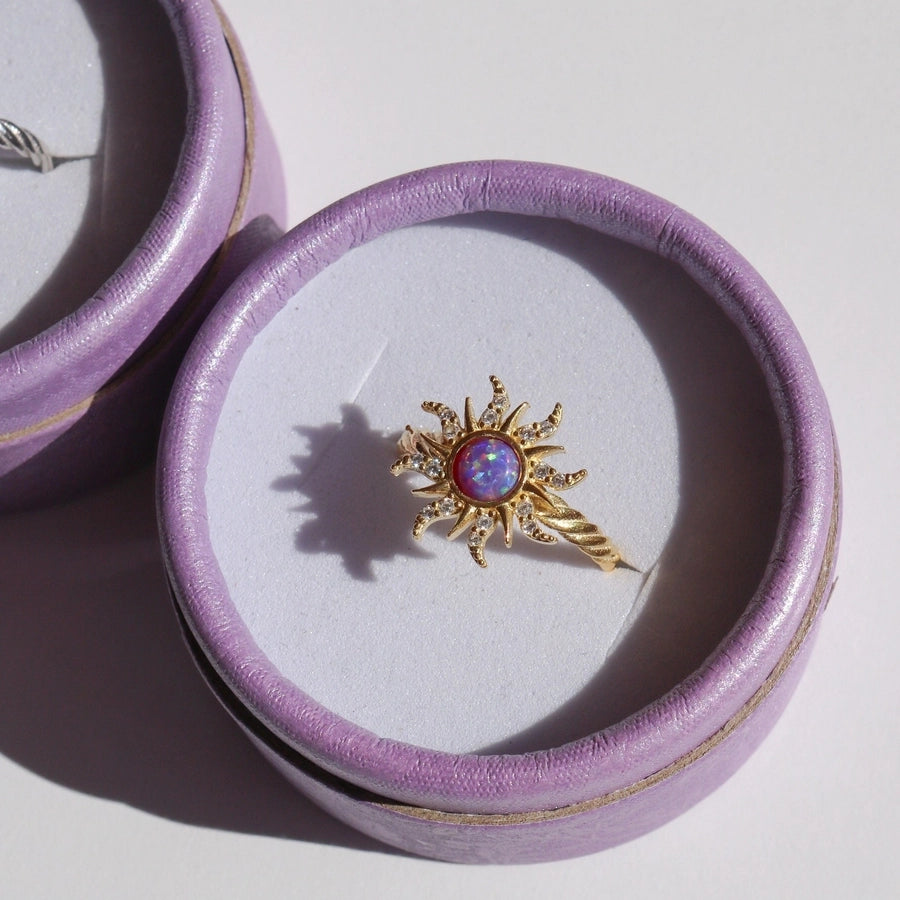 Purple Sun Jewelry Set