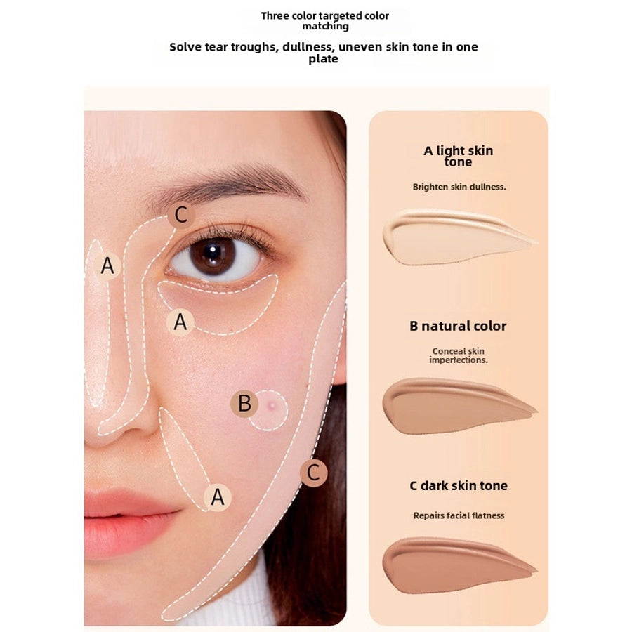 Three-Color Clear Concealer & Foundation