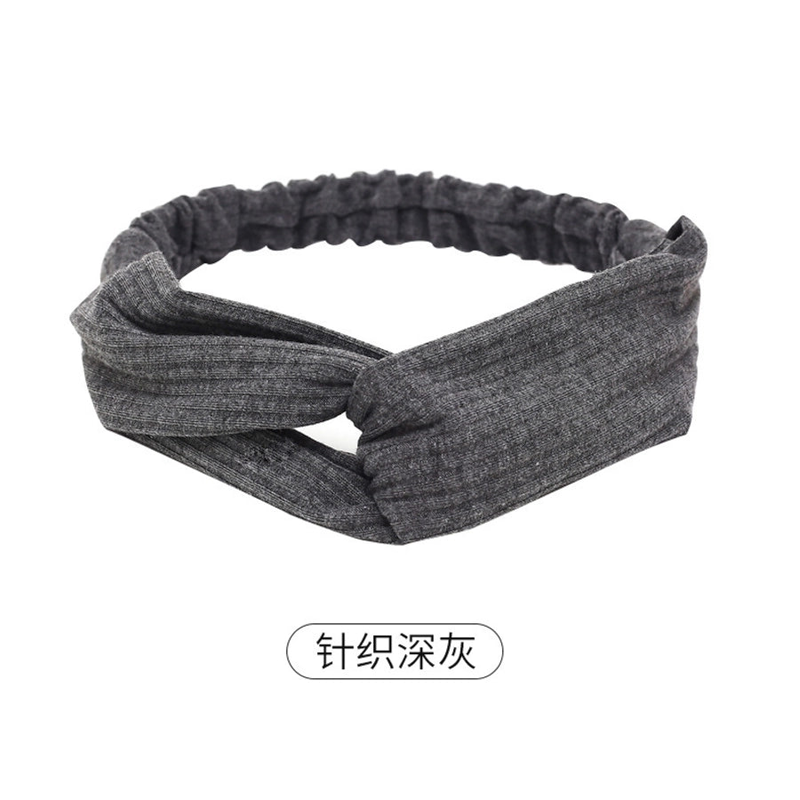 Casual Strip Color Cloth Hair Band