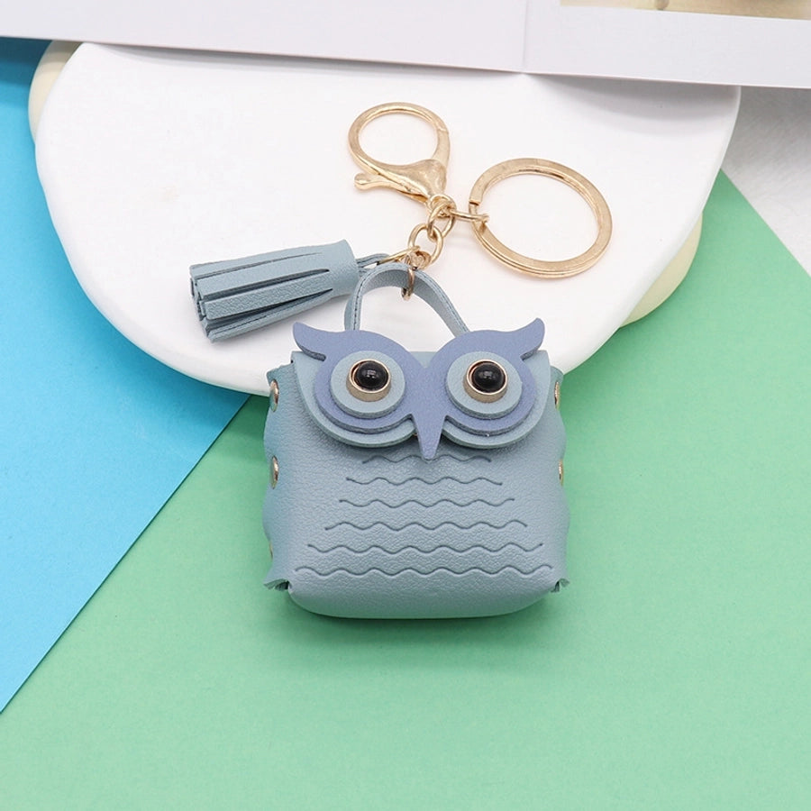 Cute Mini Owl Purse Keychain