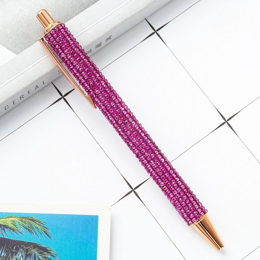 Diamond Rhinestones Pressing Bullet Pen