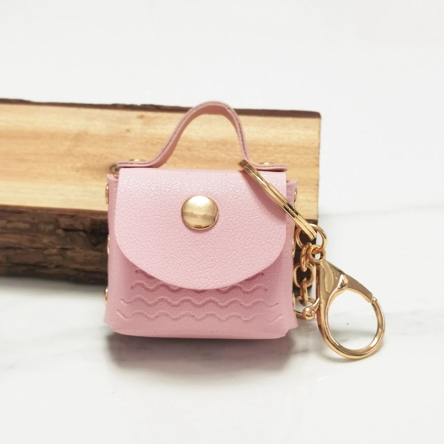 Mini Purse in Leather Keychain